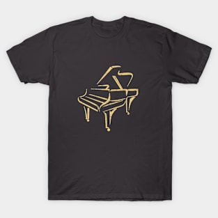 Yellow Piano T-Shirt